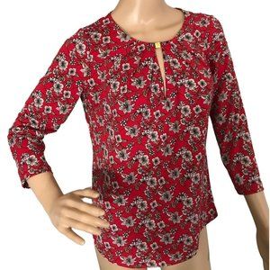 Liz Claiborne Career Small Petite Work Top Blouse Shirt SKIRT PANTS RED